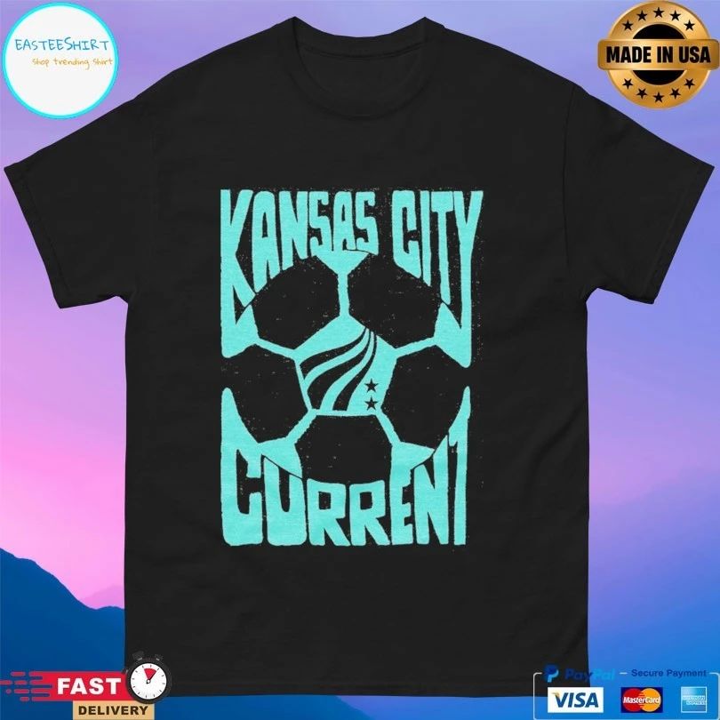 Kansas City Current Soccer Ball T-shirts