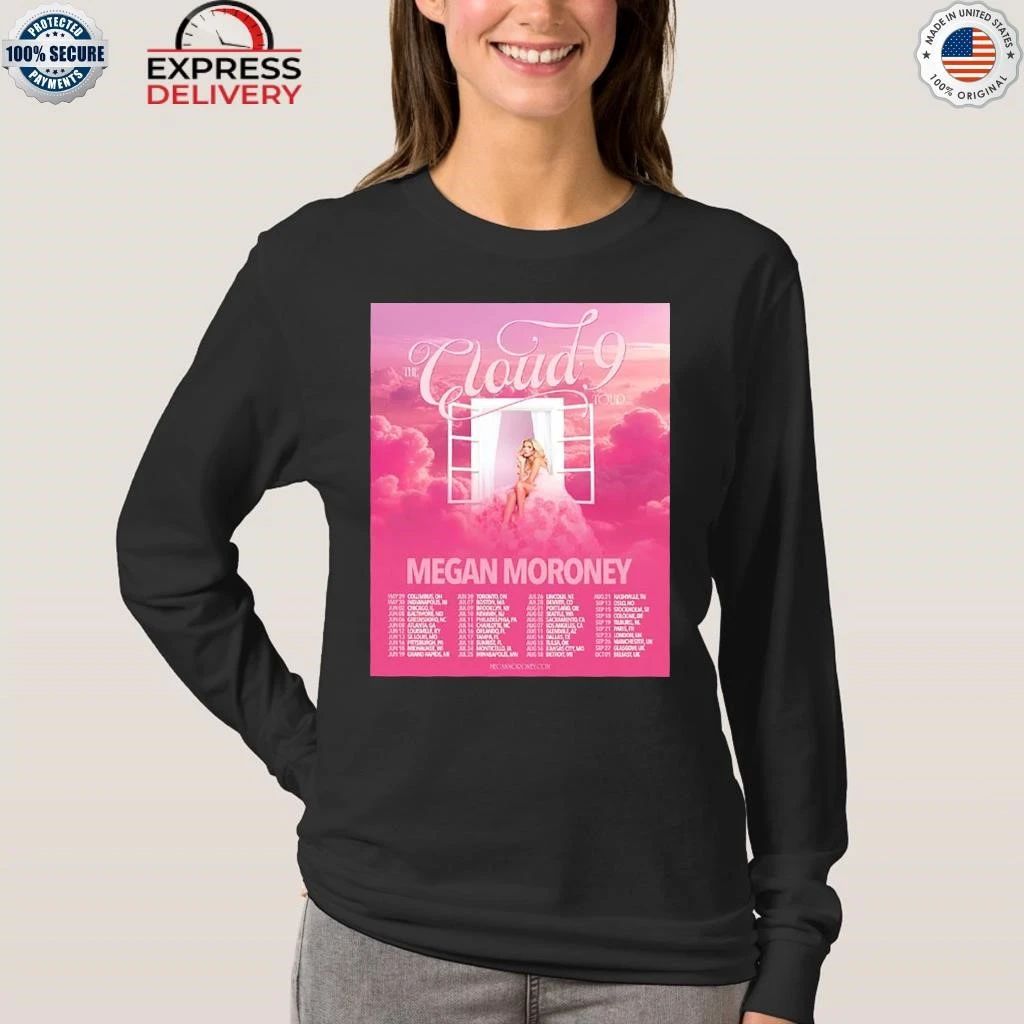 Megan Moroney The Cloud 9 Tour 2026 North America City Shirt