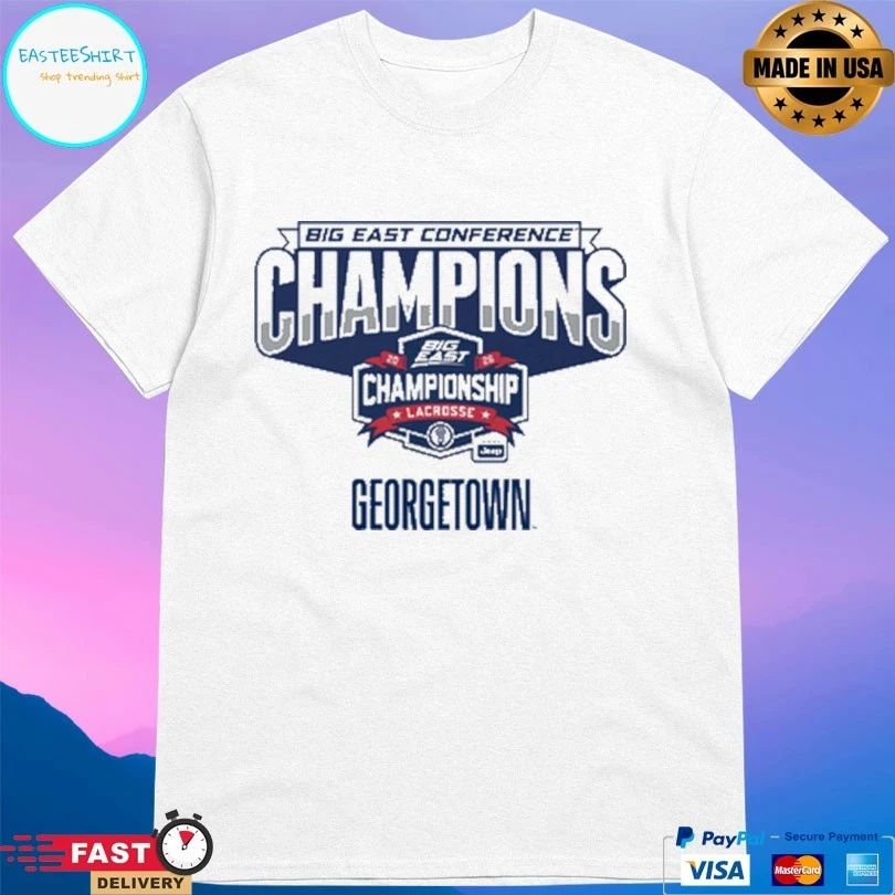 Big East Conference Champions Lacrosse Georgetown 2026 T-shirt