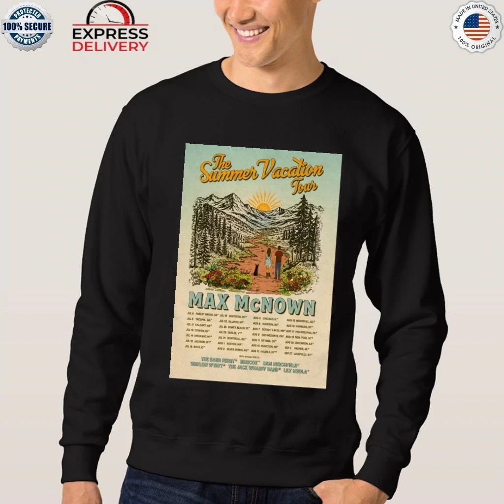 Max McNown The Summer Vacation Tour 2026 Shirt