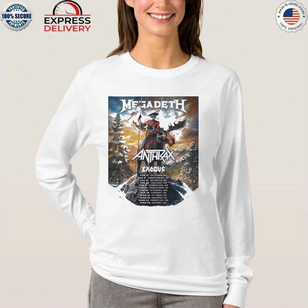 Megadeth Canada Tour 2026 Shirt