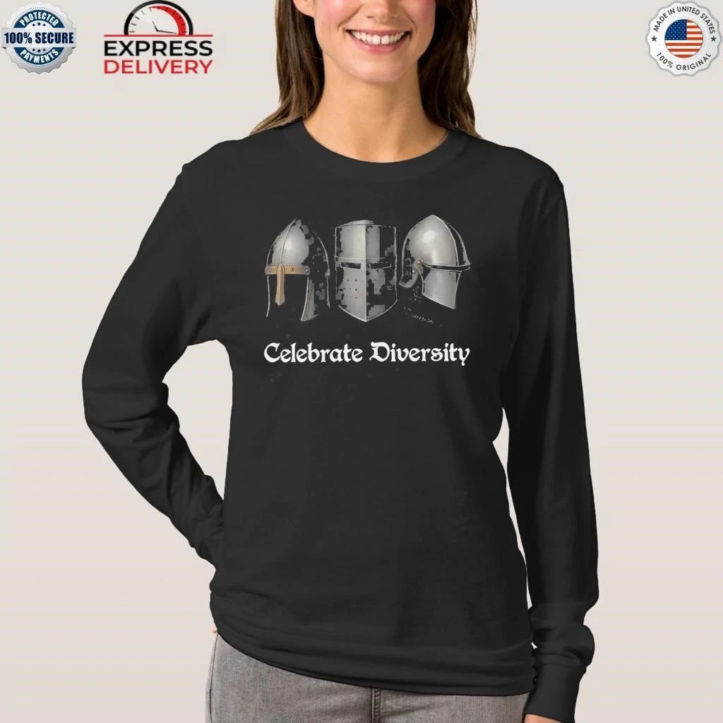 Medieval Helmets Celebrate Diversity Shirt