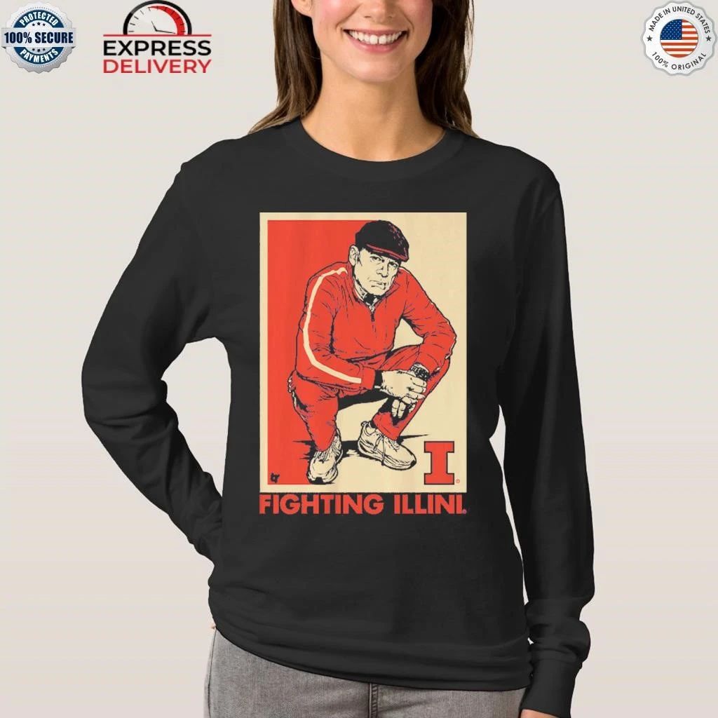 Illinois Basketball Track Suit Coach Underwood Shirt