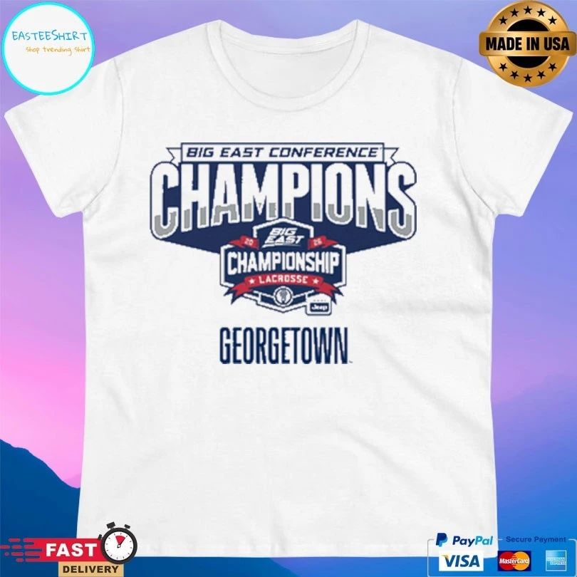 Big East Conference Champions Lacrosse Georgetown 2026 T-shirt