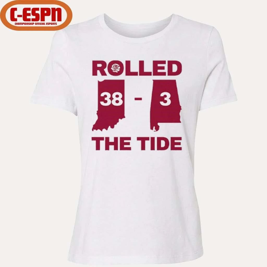 Rolled The Tide 38–3 Alabama Football Victory T-Shirt