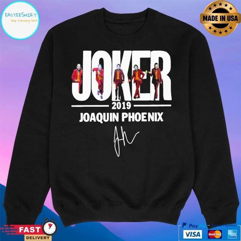 Joker 2019 Joaquin Phoenix Signature T-shirt