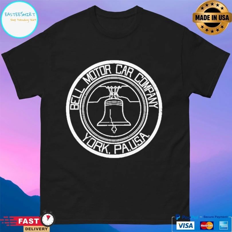 Bell Motor Car Company York Pa USA Logo T-shirts
