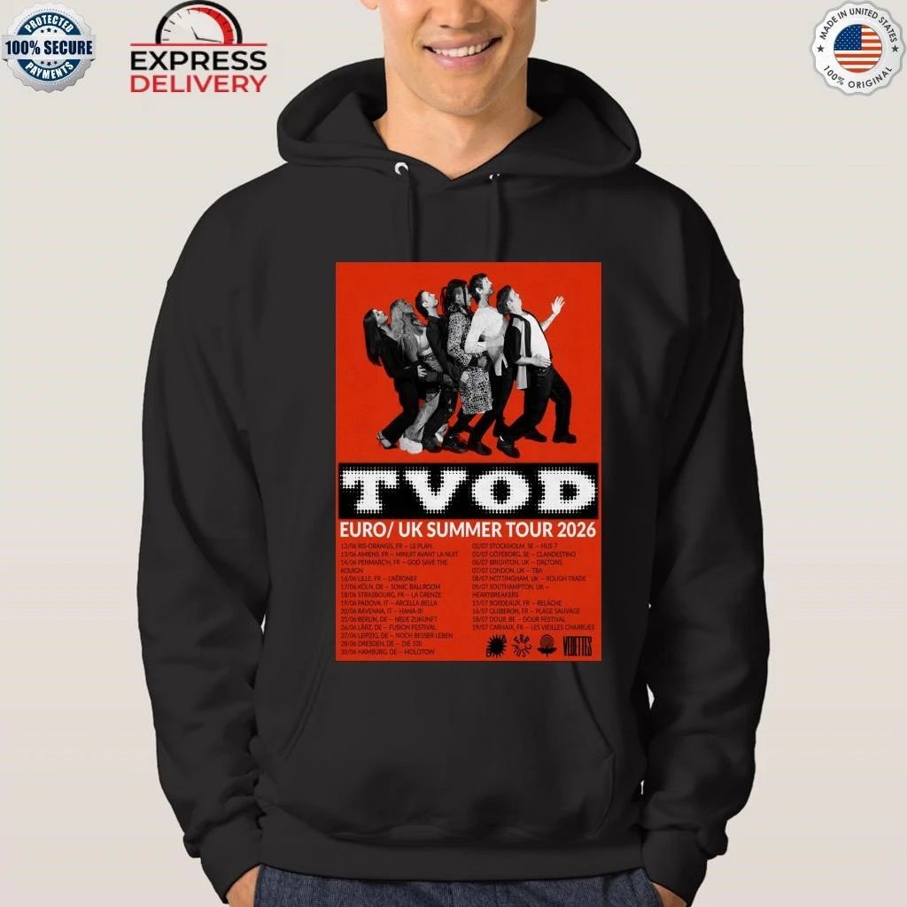 TVOD 2026 Summer Tour Europe UK Shirt