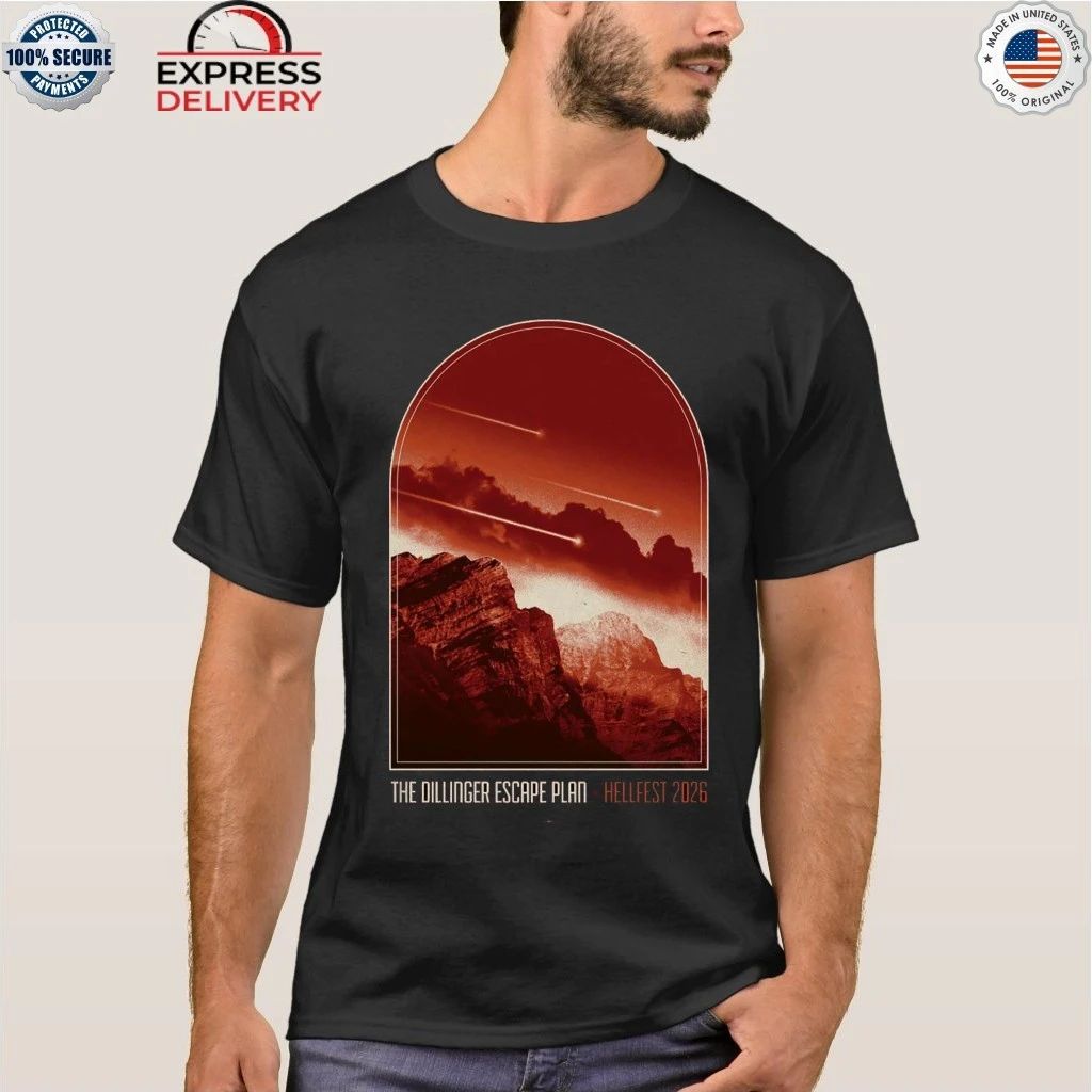 The Dillenger Escape Plan Hellfest 2026 Jun 19 Clisson France Shirt
