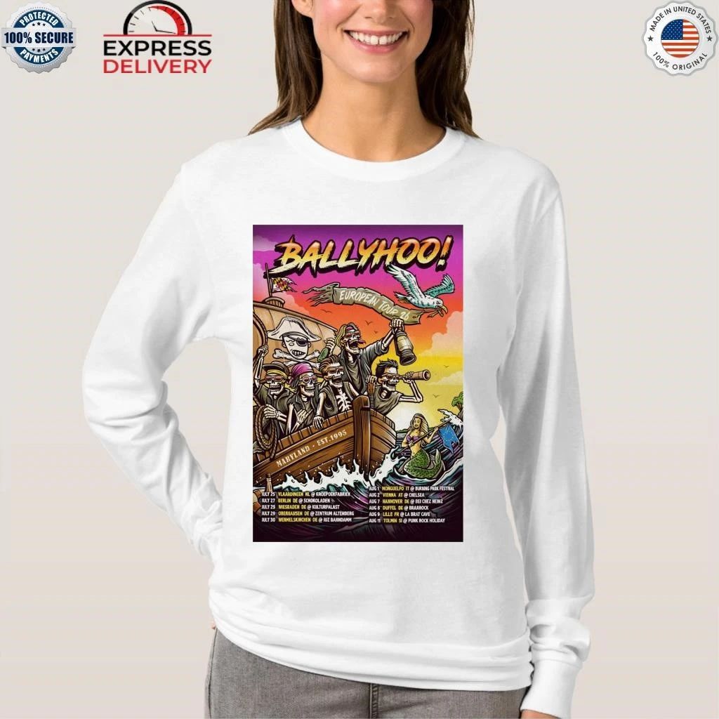 Ballyhoo Rocks European Tour 2026 Shirt