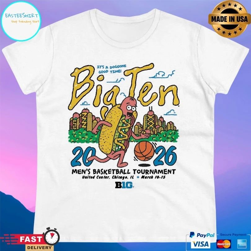 Big Ten 2026 Men’s Basketball Tournament United Center Chicago Il March 10-15 T-shirts