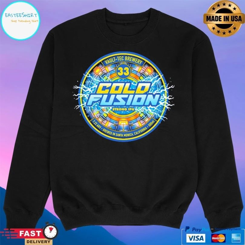 Vault-tec Brewery 33 Cold Fusion Strong IPA Logo Shirt