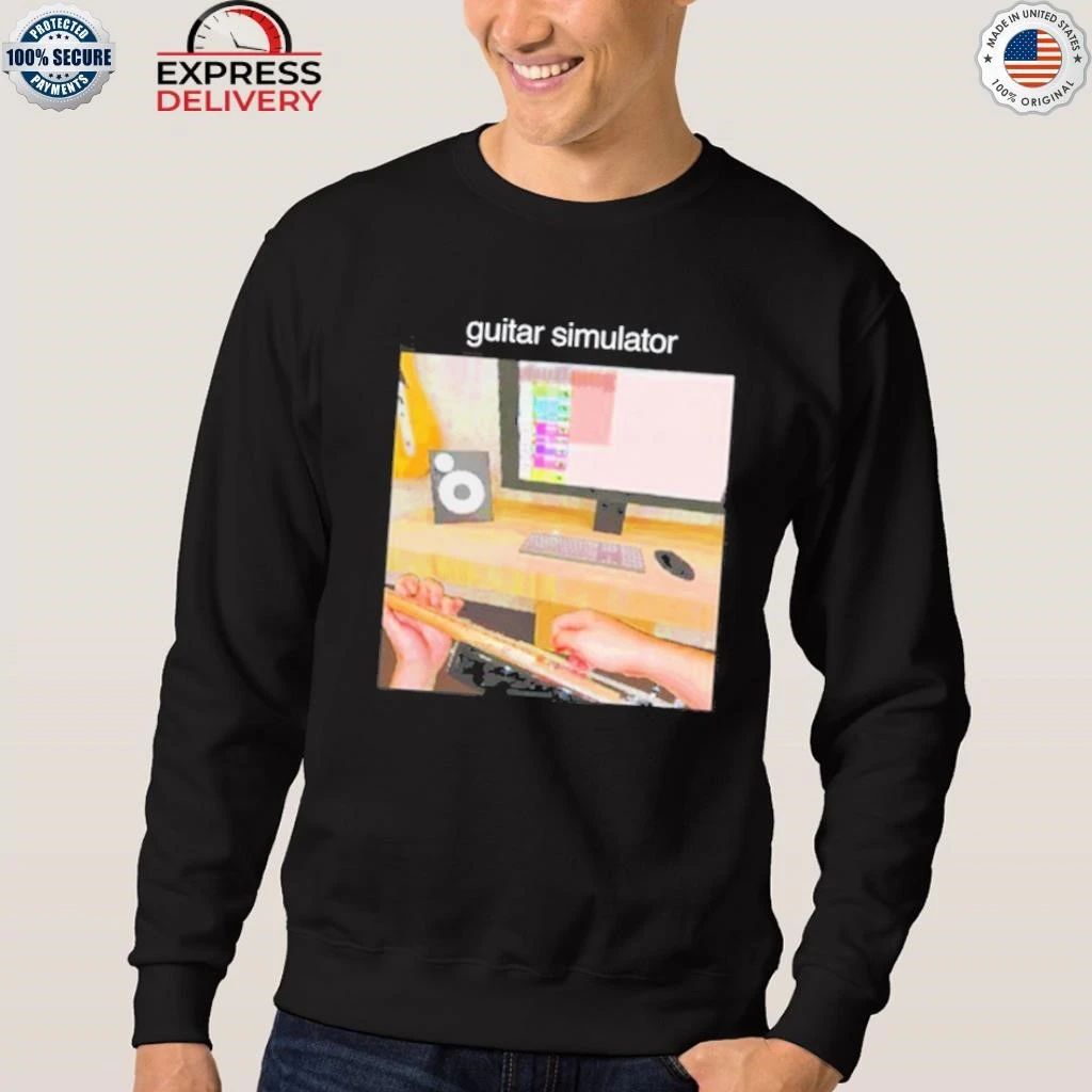 Skull Mug Guitar Simulator Shirt