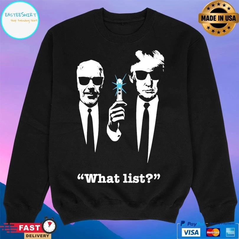 What List Trump And Epstein T-shirts