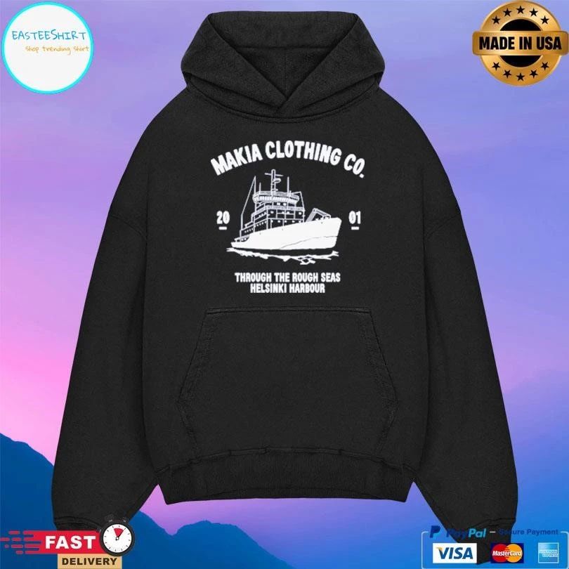 URHO Makia Clothing Co 2001 Through The Rough Seas Helsinki Harbour T-shirts