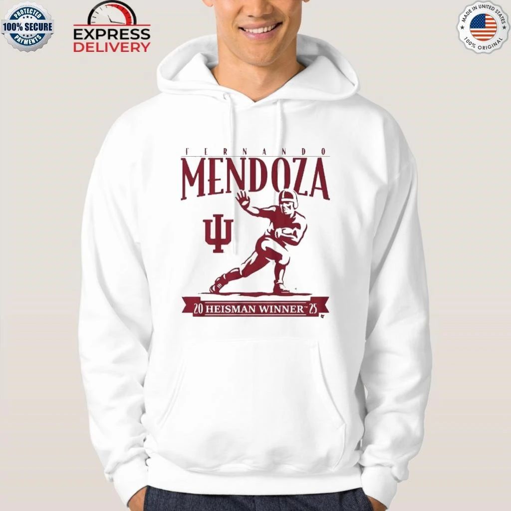 Indiana Football Fernando Mendoza Heisman Trophy Shirt