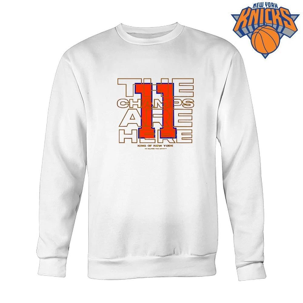 New York Basketball The Champs Are Here King Of New York Streetwear Graphic Shirt