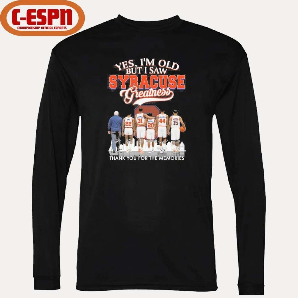Yes, I’m Old But I Saw Syracuse Orange Basketball Greatness Shirt