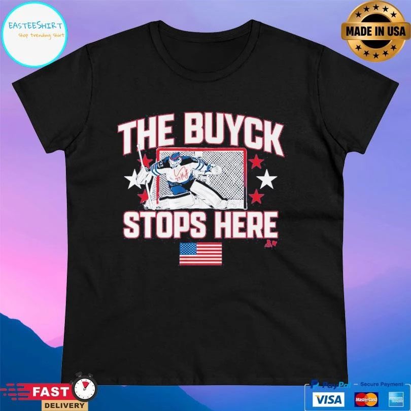 Winnipeg Jets Connor Hellebuyck The Buyck Stops Here T-shirts