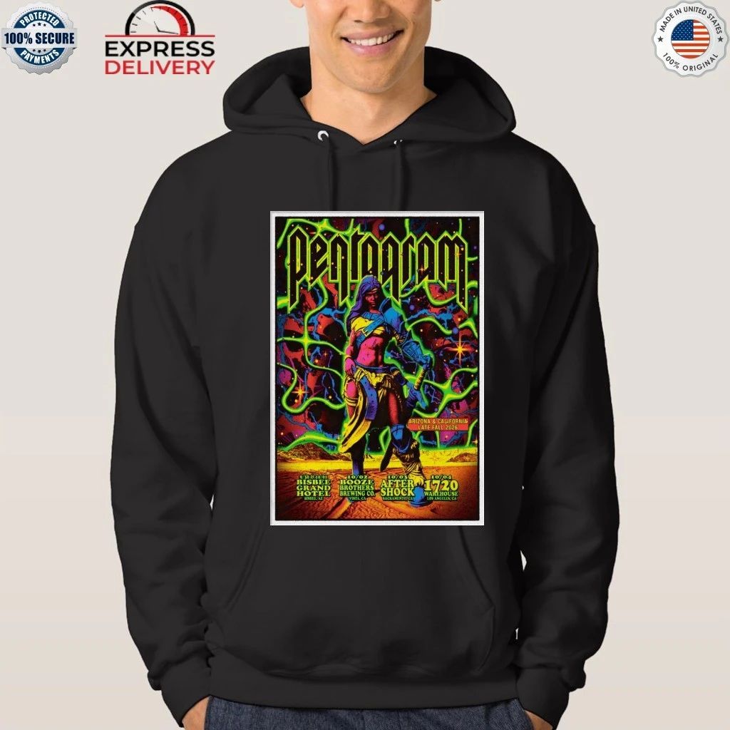 Pentagram Arizona And California Late Fall 2026 Tour Shirt