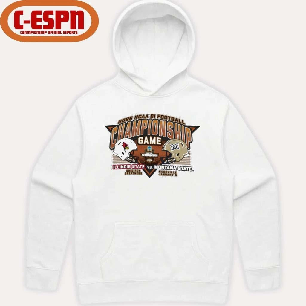 Montana State vs. Illinois State Football 2025 NCAA Division I FCS Football Championship Nashville T-Shirt