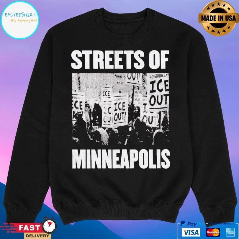 Bruce Springsteen Streets Of Minneapolis Ice Out T-shirts