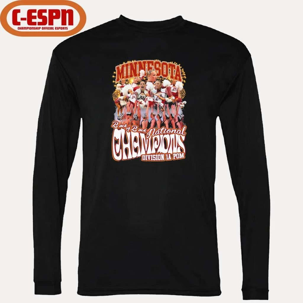 Minnesota Dance Team Back 4 Back Division 1A Pom National Champions Shirt