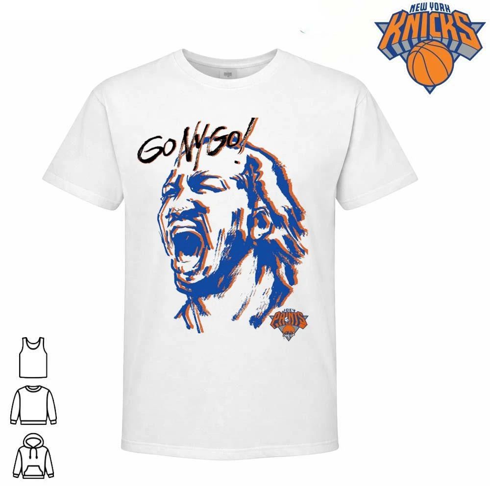 Go NY Go New York Knicks Jalen Brunson Screaming Sketch Joey Paints Graphic NBA Finals 2026 Shirt