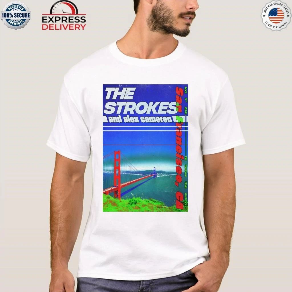 The Strokes And Alex Cameron In San Francisco CA On Apr 6 2026 Shirt