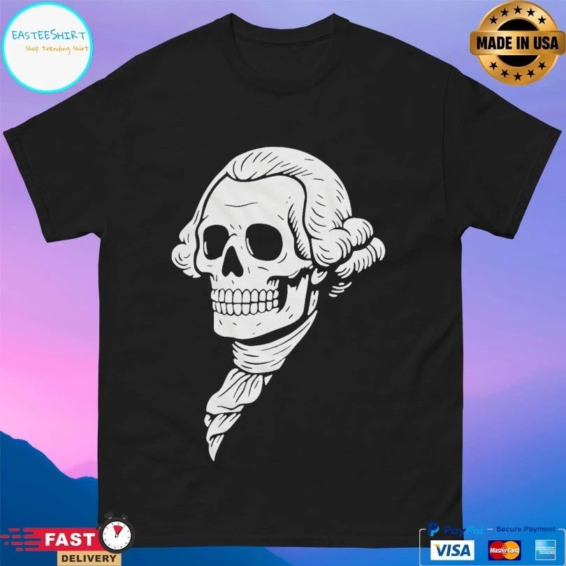 Poor Richard Monogram Logo Drilling Skull T-shirts