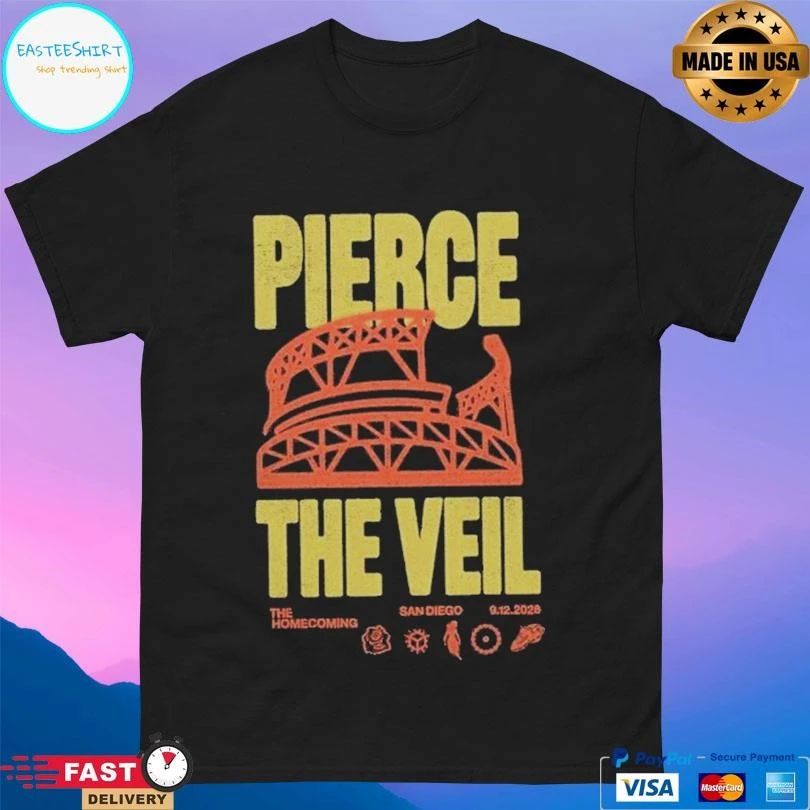 Pierce The Veil Homecoming Petco Park T-shirts