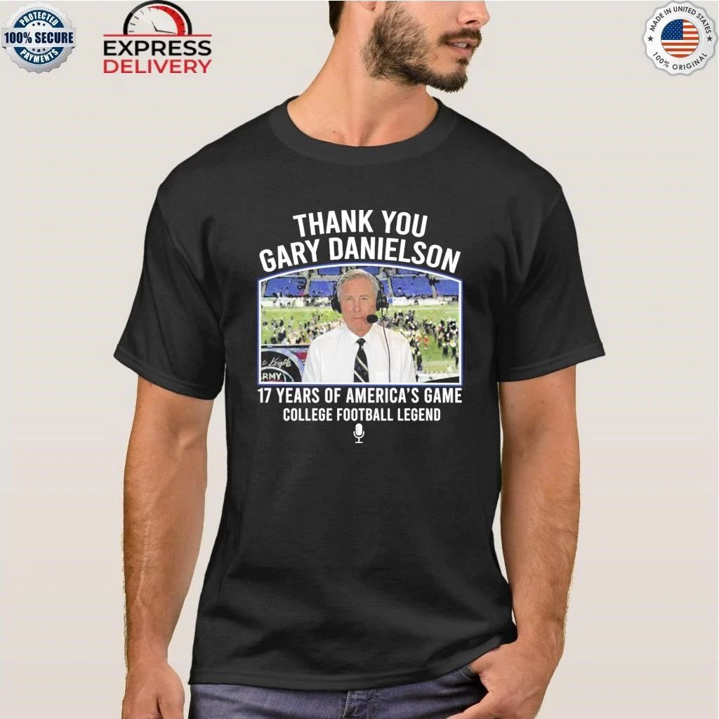 Thank You Gary Danielson 17 Years Of America’s Game Shirt