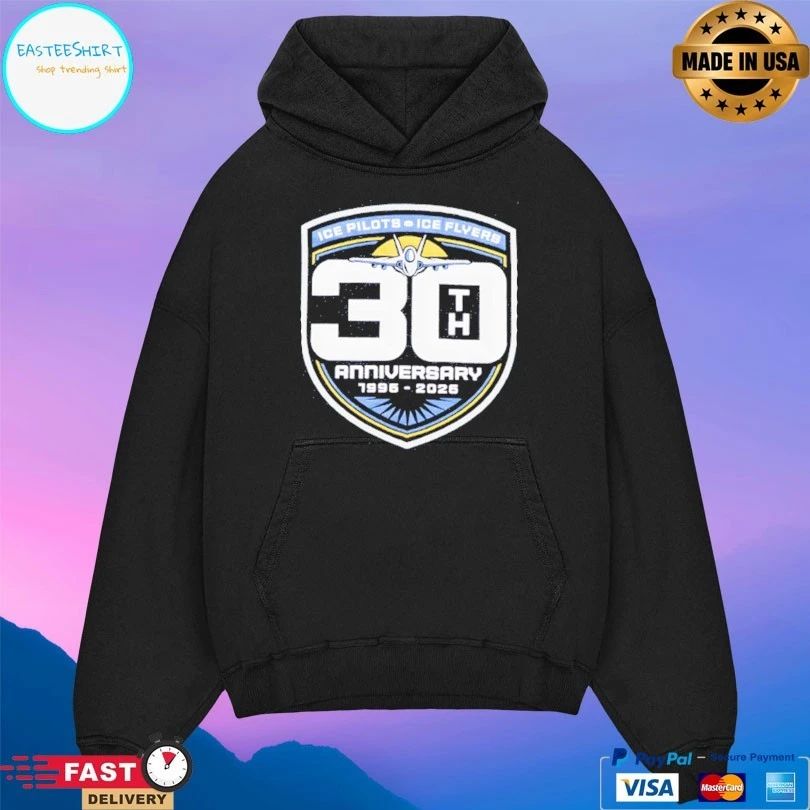 Ice Pilots Ice Flyers 30th Anniversary 1996-2026 T-shirts