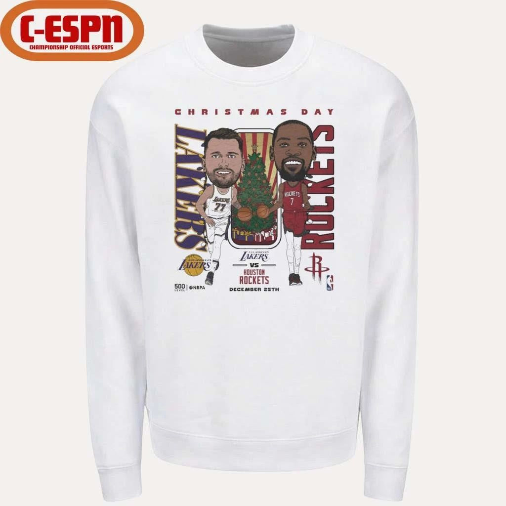 Luka Doncic Vs Kevin Durant 2025 NBA Christmas Day Match Up Shirt