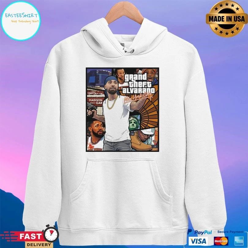 Jose Alvarado Grand Theft Alvarado New York City T-shirts
