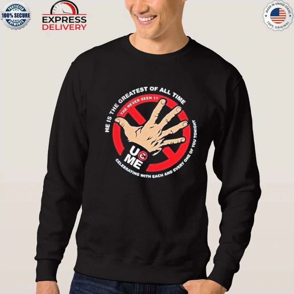John Cena Never Seen 17 You Can’t See Me Shirt