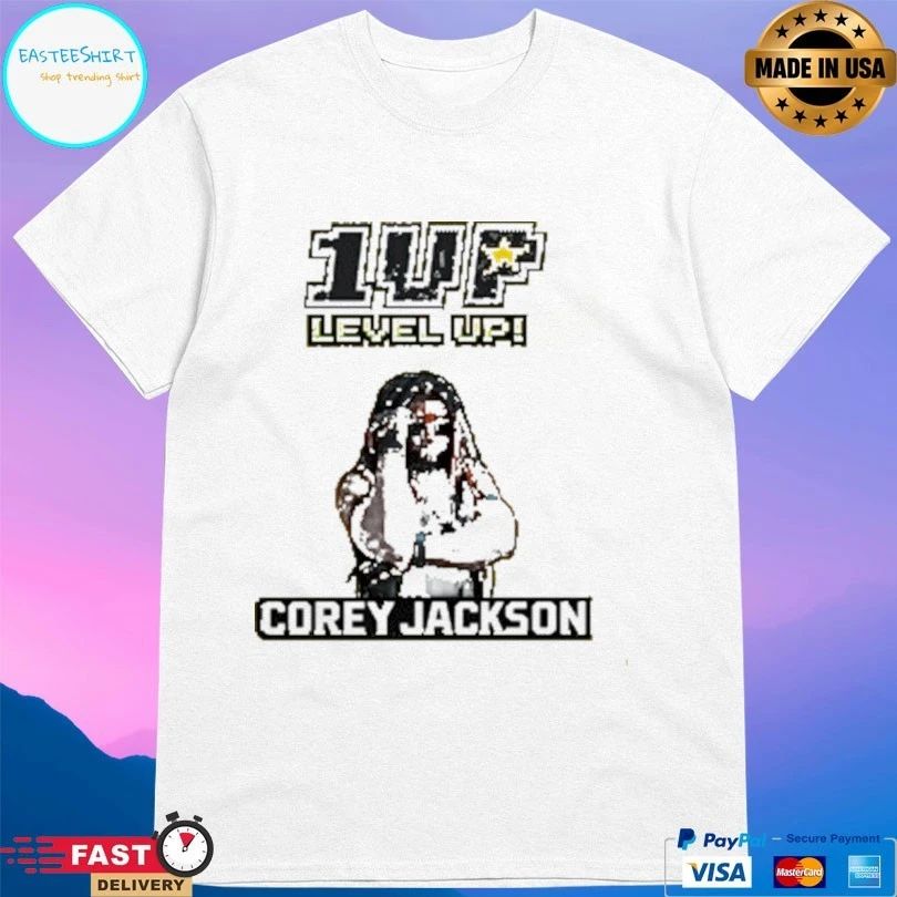1up Wrestling Level Up Corey Jackson T-shirts