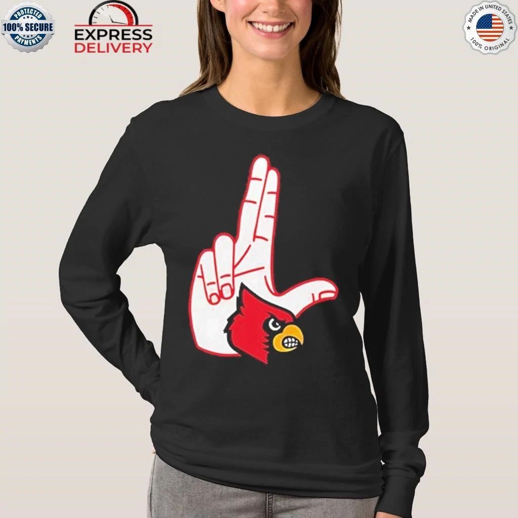 Louisville Cardinals L Hand Sign Shirt