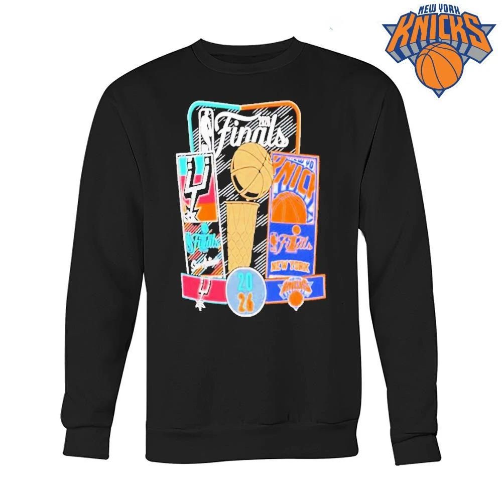San Antonio Spurs Vs New York Knicks 2026 Nba Finals Ticket Matchup Shirt