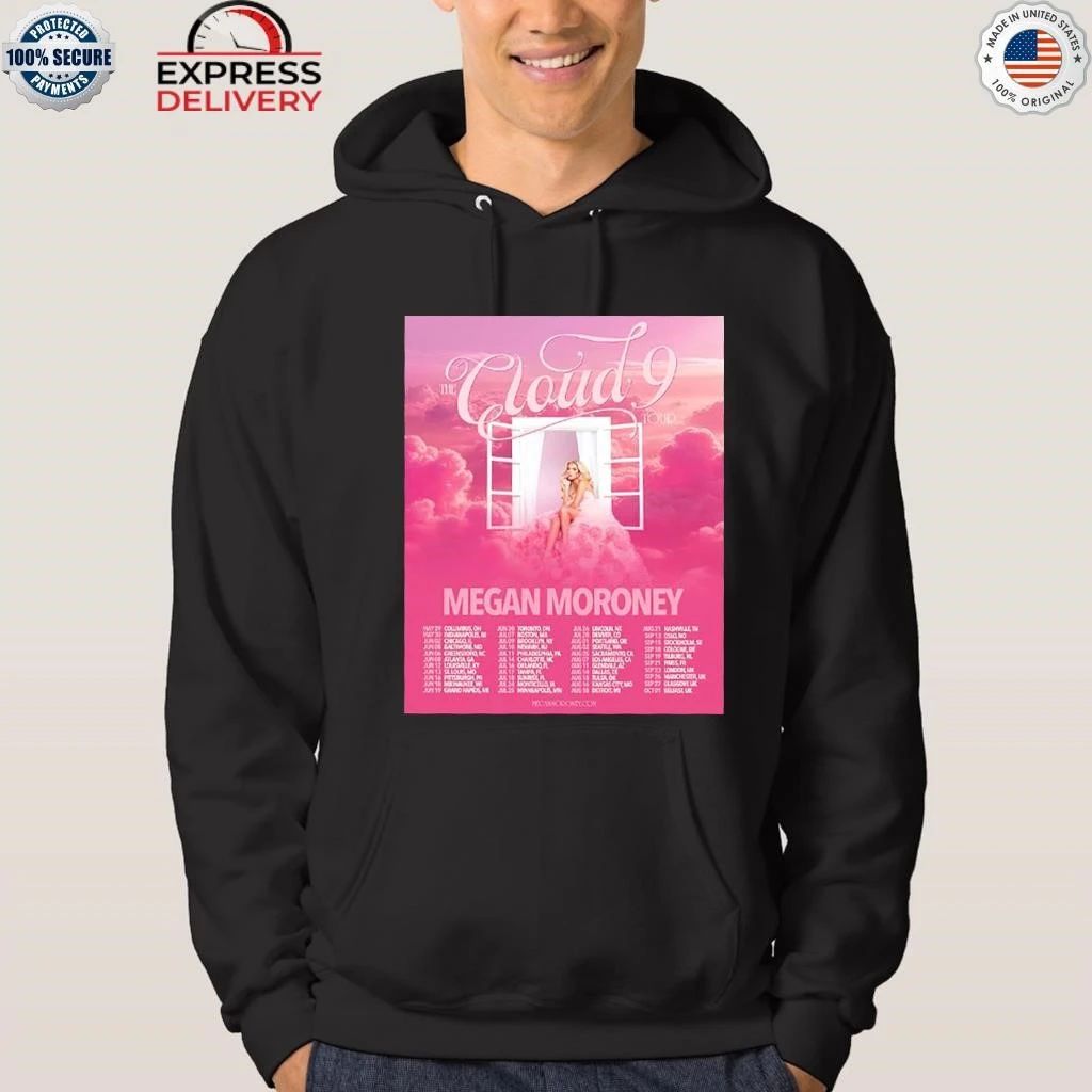 Megan Moroney The Cloud 9 Tour 2026 North America City Shirt