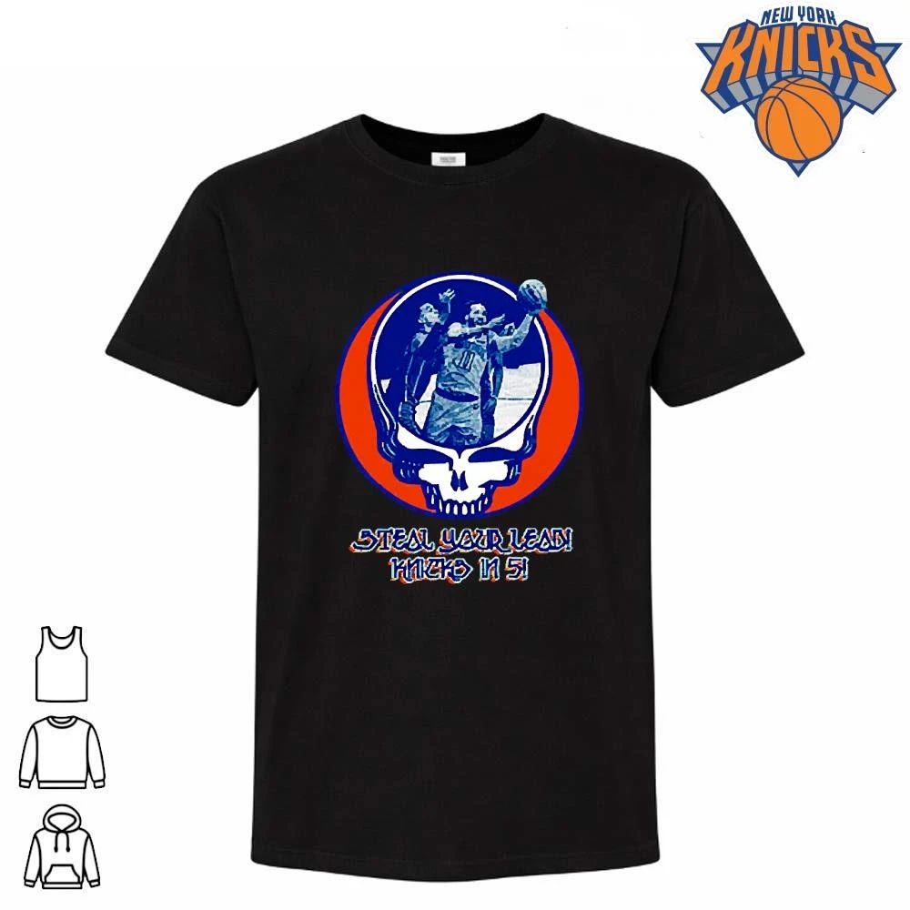 New York Knicks Champions NBA 2026 Grateful Dead Steal Your Lead Shirt