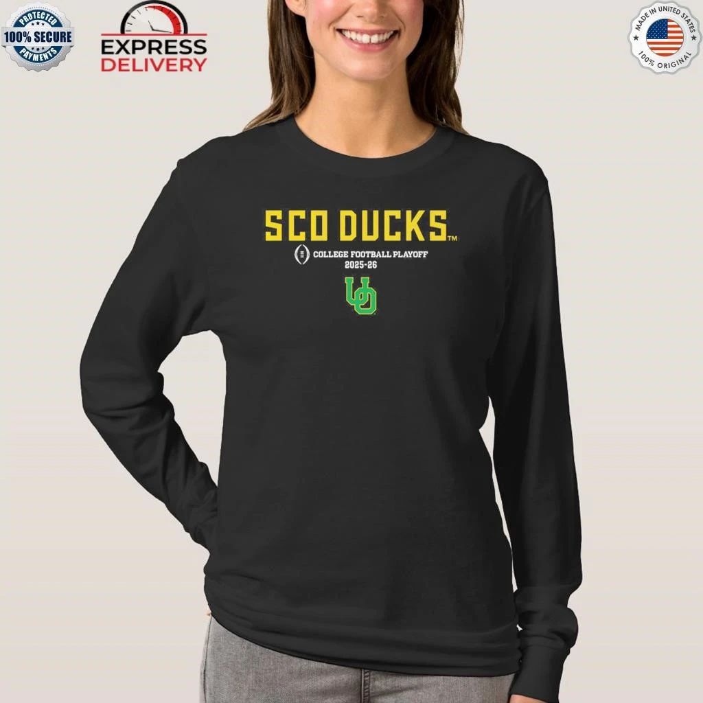 Oregon Football 2025 CFP Sco Ducks Shirt