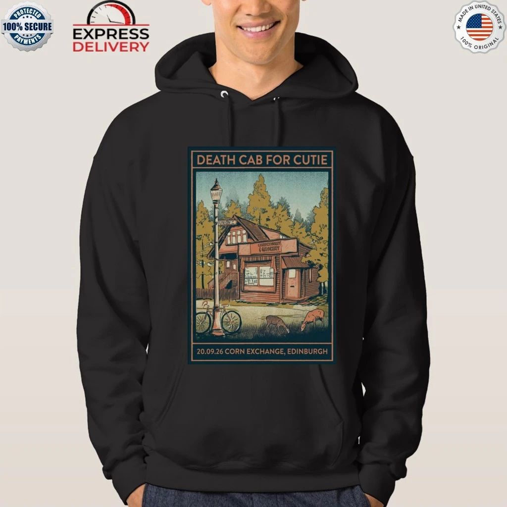 Death Cab For Cutie Edinburgh Corn, Exchange UK, Sept 20 2026 Shirt