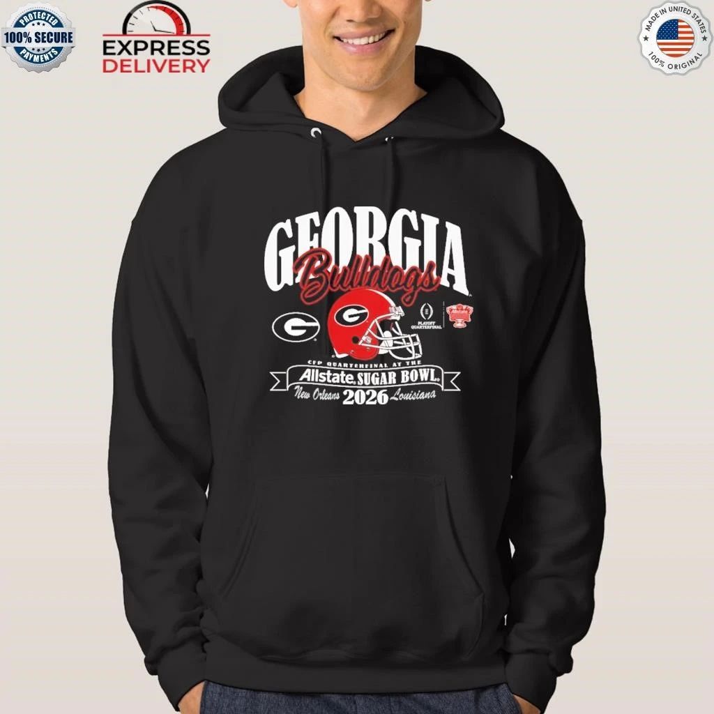 Georgia Bulldogs 2025 2026 Sugar Bowl CFP College Football Playoff Shirt