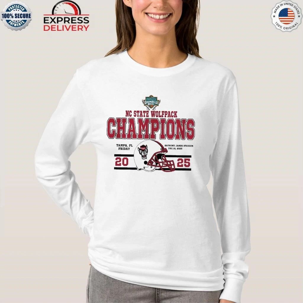 NC State Wolfpack To The Champions 2025 Union Home Mortgage Gasparilla Bowl Shirt