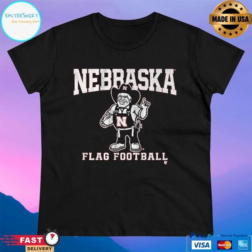 Nebraska Cornhuskers Flag Football T-shirts