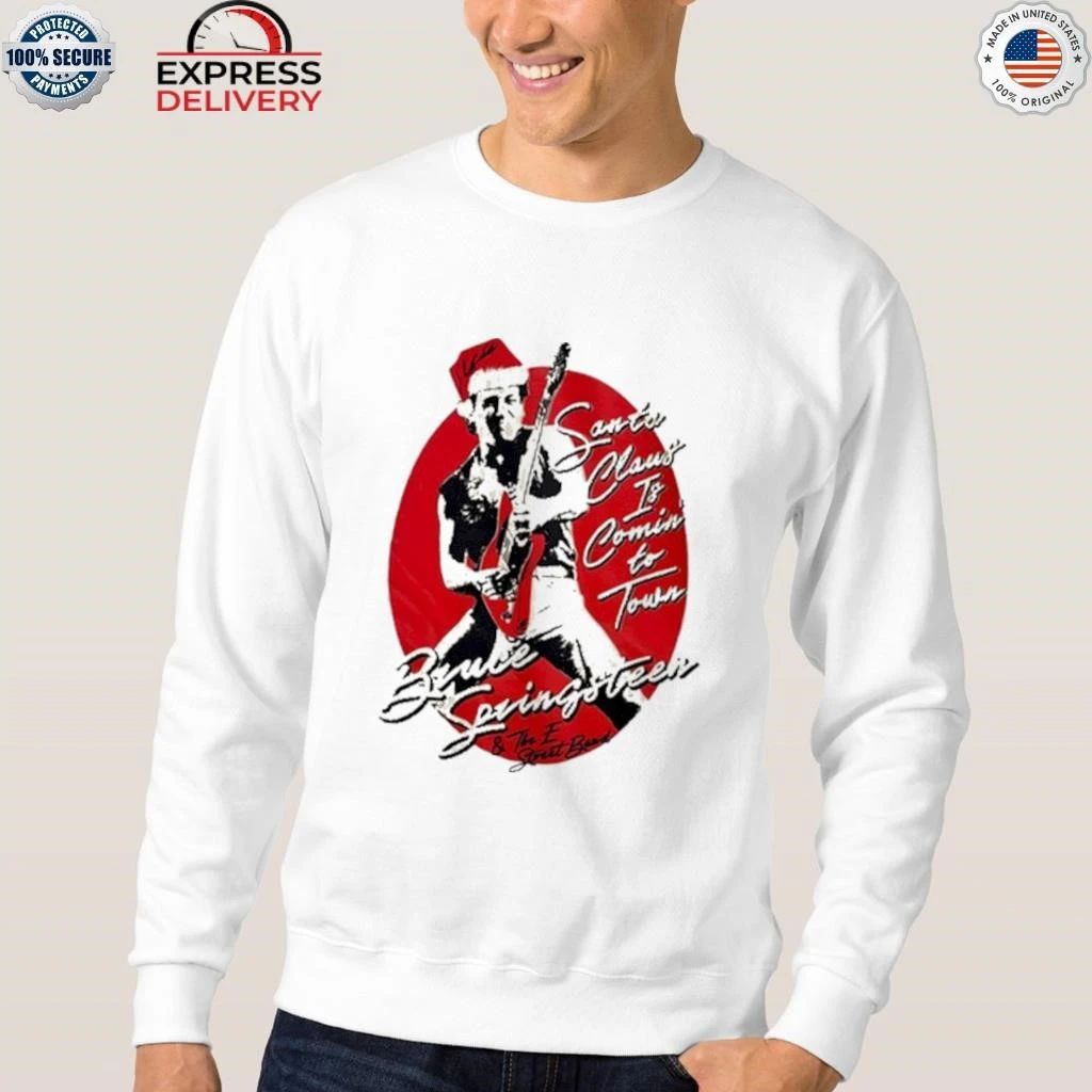 Bruce Springsteen Santa Claus is Comin’ to Town Shirt