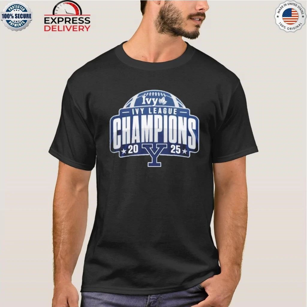 Yale Football 2025 Ivy League Champs Shirt
