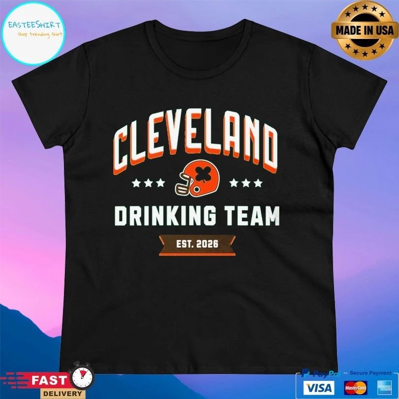 Cleveland Browns Drinking Team Est 2026 T-shirts