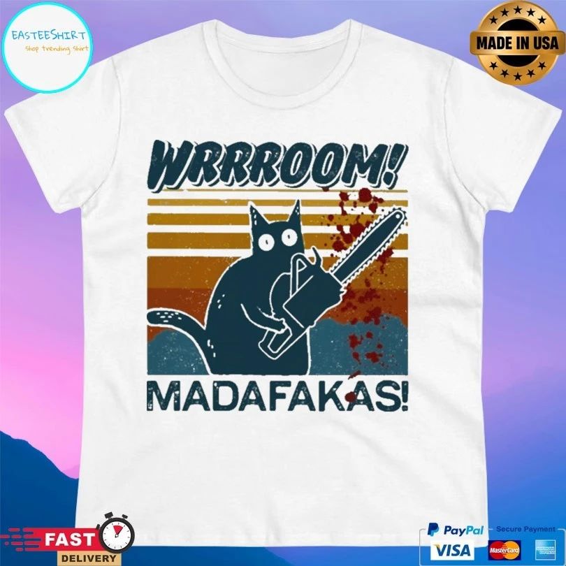 Cat Wrrroom Madafakas Vintage T-shirt